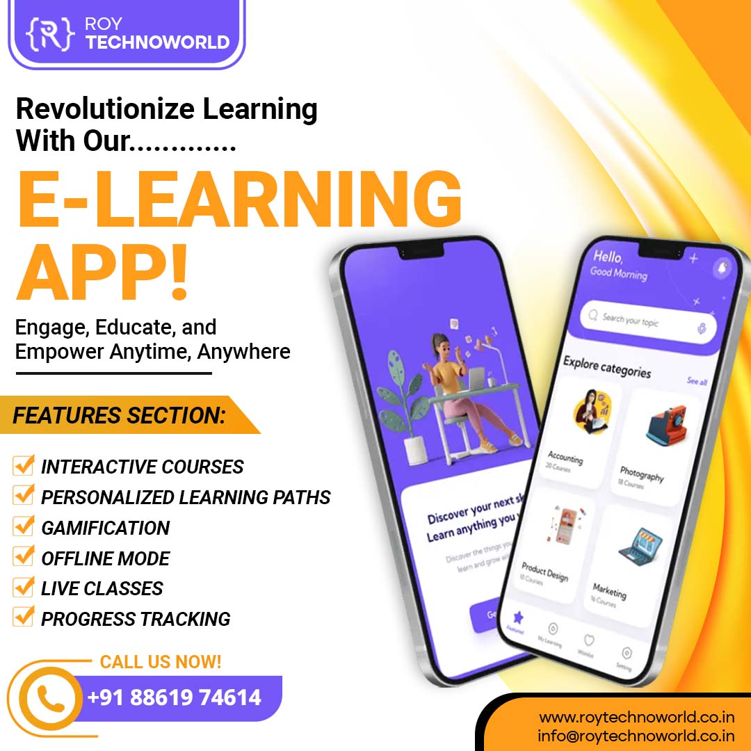 E-Learning Management System with App